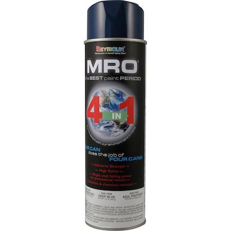 Seymour Midwest Mro Industrial High-Solids Spray Paint, Deep Blue 16 Oz 620-1426
